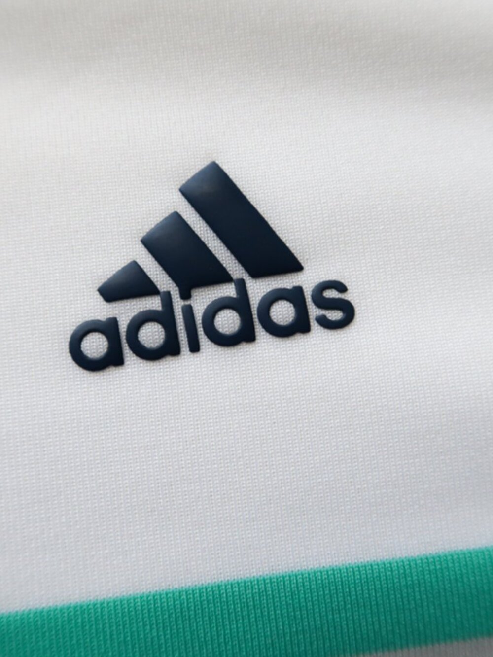Adidas ClimaCool Bold Striped Stretch Performance Polo (M) Flawless! ⛳️